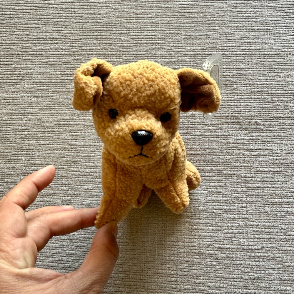 Wrinkles the Dog – TY Beanie Baby (1996, Original with Tag)